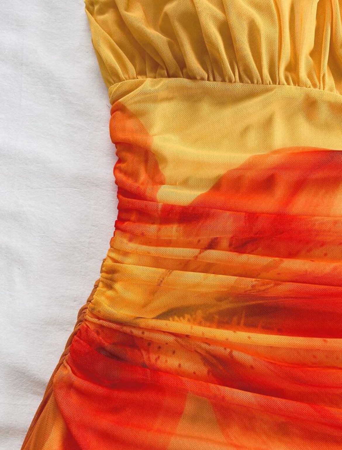 Lunelle Tropical Sunset Mini Dress